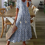 LUNA | BOHO-STIL MIDI-KLEID OHNE MÜHE