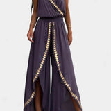 Lorena - Kleid mit goldenen Details
