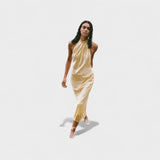 Gala - Halterneck-Satin Kleid