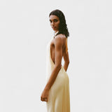 Gala - Halterneck-Satin Kleid