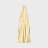 Gala - Halterneck-Satin Kleid