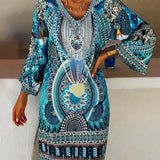 Alli - Buntes Boho Kleid