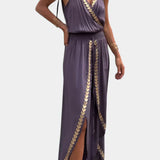 Lorena - Kleid mit goldenen Details