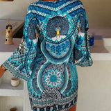 Alli - Buntes Boho Kleid