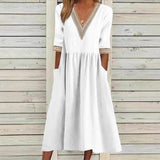 LIVIA | LANGARMIGES SPITZENKLEID