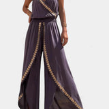 Lorena - Kleid mit goldenen Details