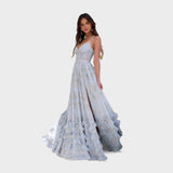 Florencia - Langes Boho-Kleid mit Schlitz
