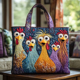 Cartera Artesanal - Cinco Pollitos de Colores