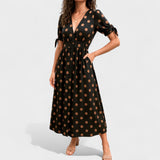 Eva - Midi Kleid mit Punkten
