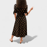 Eva - Midi Kleid mit Punkten