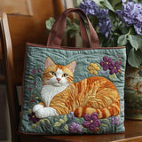 Cartera Artesanal - Gato Marrón