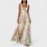 Penélope - Chiffon-Maxikleid