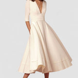 Laura - Damen Midi Kleid