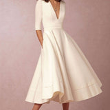 Laura - Damen Midi Kleid