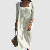 Nádia - Leinenkleid
