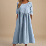 Minea - Atmungsaktives Baumwollkleid