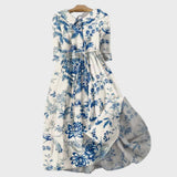 Blumenmuster Kleid aus Porzellan
