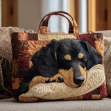 Cartera Artesanal - Perro Salchicha