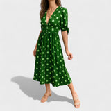 Eva - Midi Kleid mit Punkten