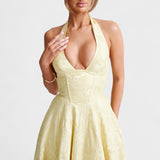Halina - Midi Kleid mit Korsett