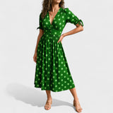 Eva - Midi Kleid mit Punkten
