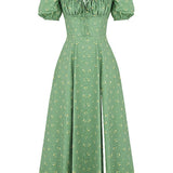 Aviana - Puffärmel Bloom-Kleid