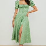 Aviana - Puffärmel Bloom-Kleid