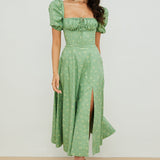 Aviana - Puffärmel Bloom-Kleid