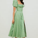 Aviana - Puffärmel Bloom-Kleid