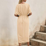 Caia - Midi-Briefkasten-Kleid