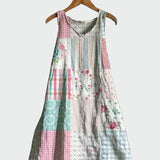 Pastellmuster Kleid