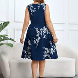 Danica - Blumenkleid zum Wickeln