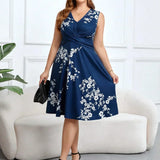 Danica - Blumenkleid zum Wickeln