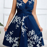 Danica - Blumenkleid zum Wickeln