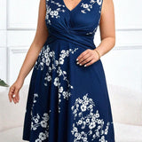 Danica - Blumenkleid zum Wickeln