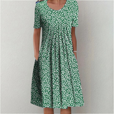 Aada | Stilvolles und lässiges Blumenkleid mit Taschen