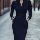 Iara - Formschönes Schwarzes Kleid