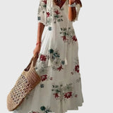 Amalia | Vintage Boho Maxi Sommerkleid