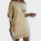Abendkleid mit Pailletten
