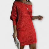 Abendkleid mit Pailletten