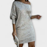 Abendkleid mit Pailletten