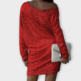Abendkleid mit Pailletten