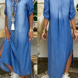 Ibiza - Maxi Kleid aus Denim