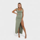 Sarela - Langes Kleid mit offenem Rücken