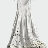 Kleid mit englischer Spitze