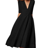 Laura - Damen Midi Kleid