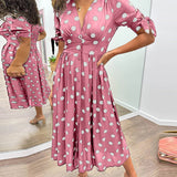 Mónica - Stilvolles Punktkleid
