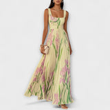 Penélope - Chiffon-Maxikleid