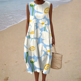 Magdalena | Bequemes ärmelloses Sommerkleid