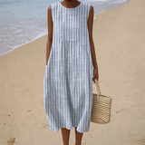 Frieda | Bequemes ärmelloses Sommerkleid